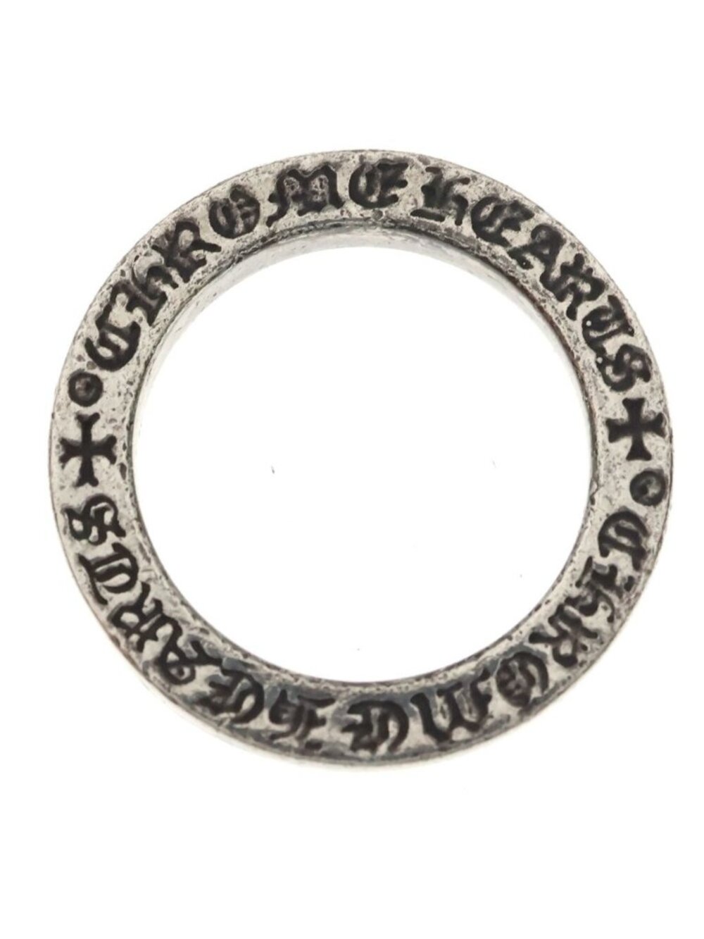 Chrome Hearts Spacer Pln Plain Ring Silver